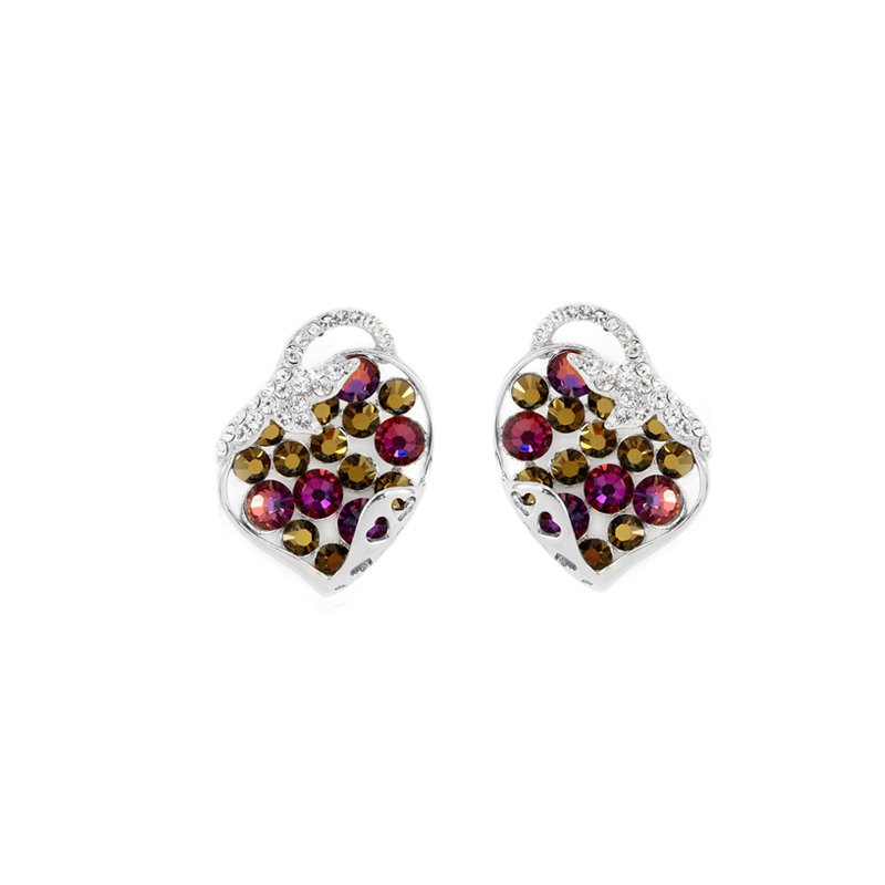 These gorgeous ladies Multi-Colour crystal strawberry push back earrings are just beautiful. It is a perfect gift.